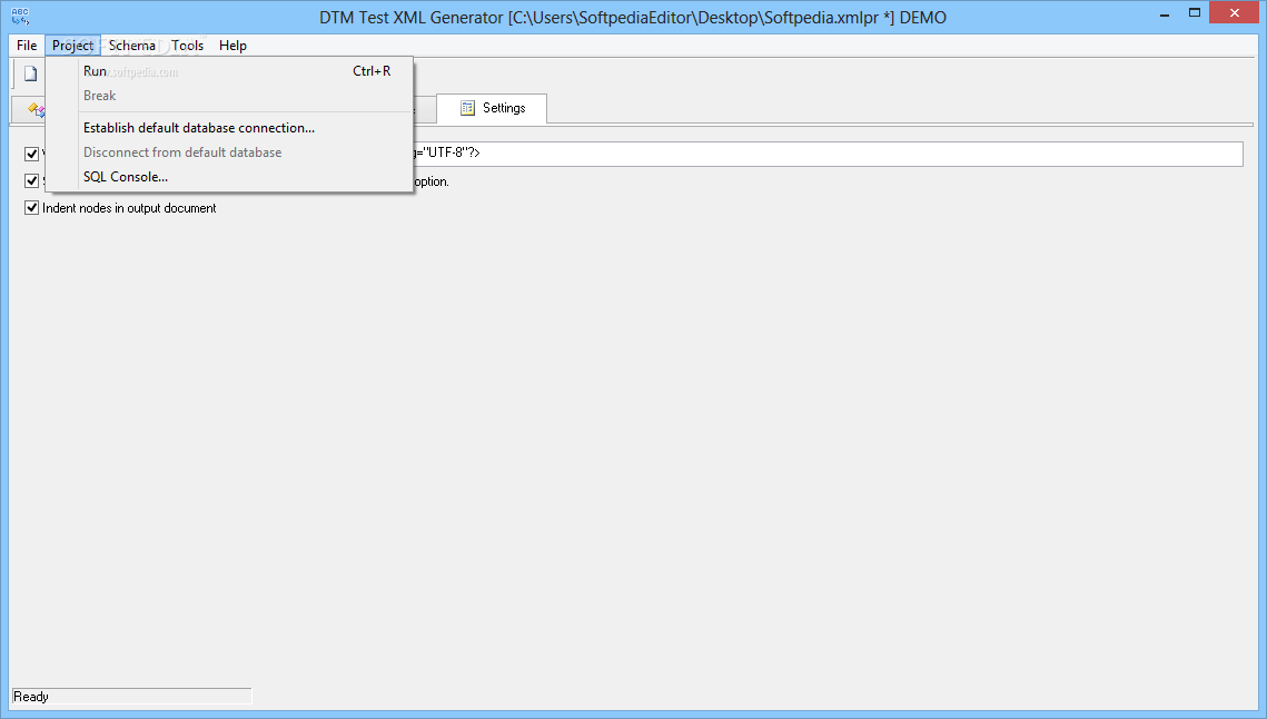 DTM Test XML Generator screenshot #4