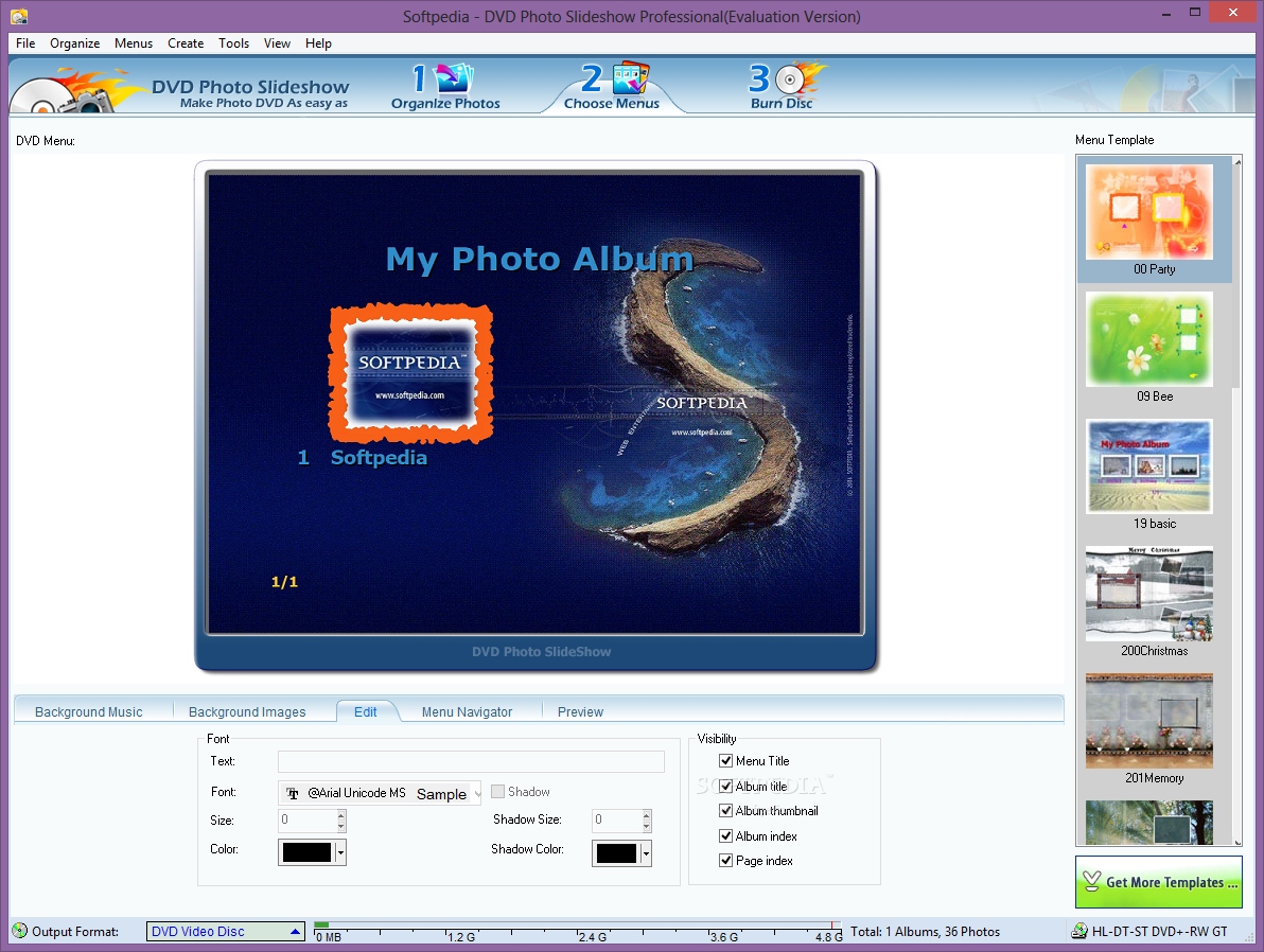 almuerzo sutil corriente DVD Photo Slideshow Professional 8.07 (Windows) - Download & Review