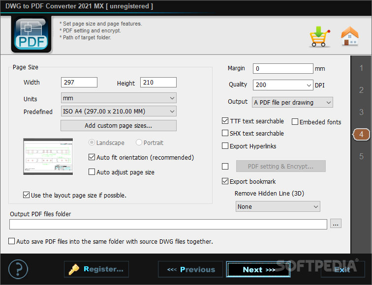 DWG to PDF Converter MX screenshot #2