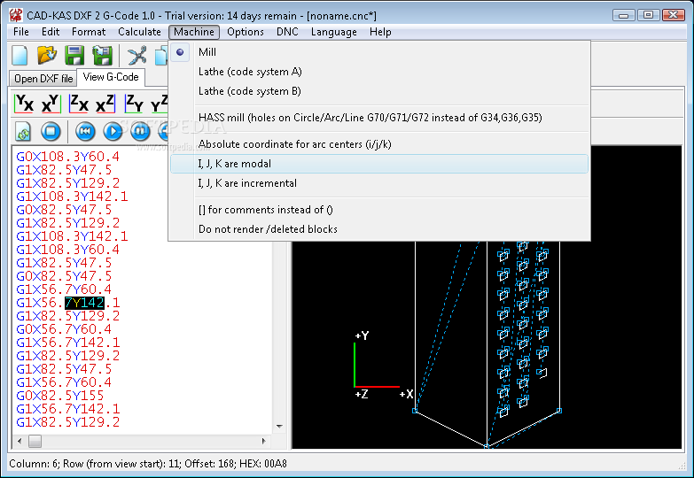 Download Download DXF 2 G-Code 1.0