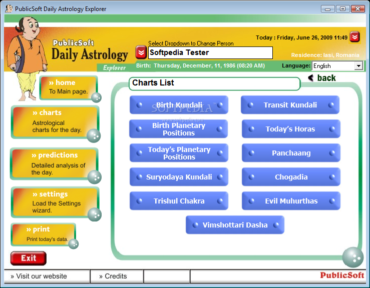 Download Daily Astrology Explorer 2.0