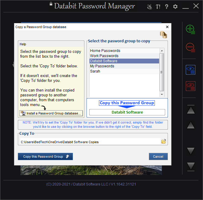Databit Password Manager screenshot #0