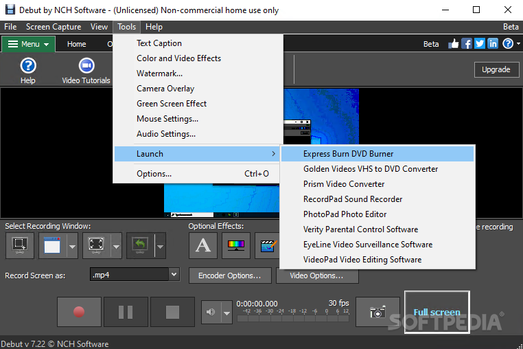 nch debut video capture software review