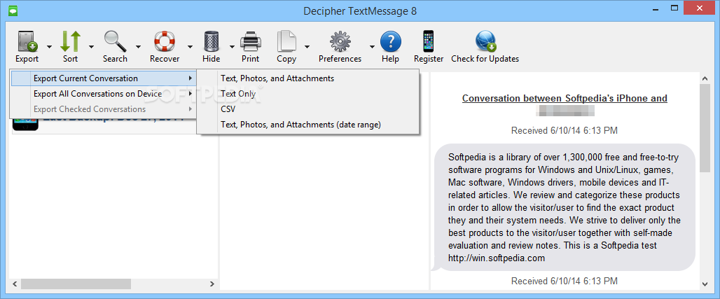 decipher textmessage review
