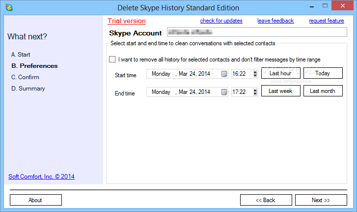 how delete msn skype