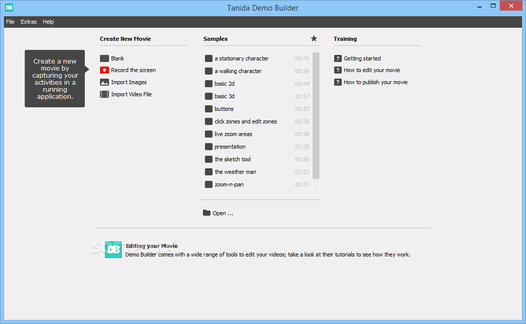 Tanida Demo Builder screenshot #0
