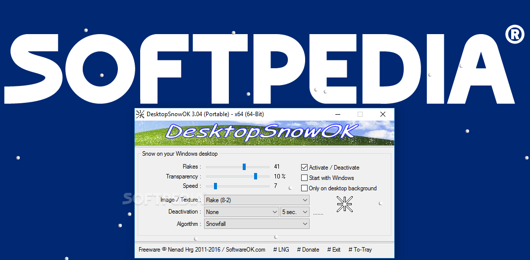 DesktopSnowOK 6.24 download the new for android