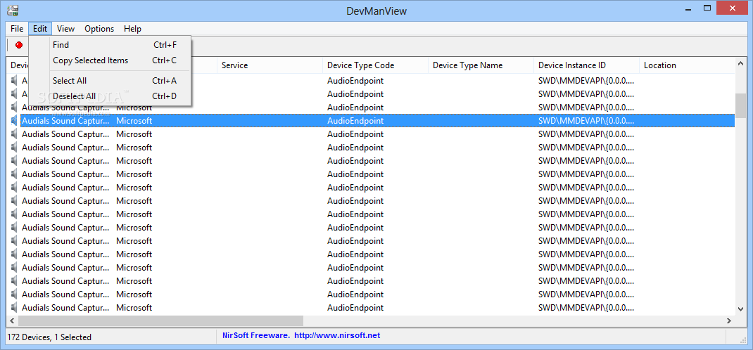 DevManView 1.80 for windows download
