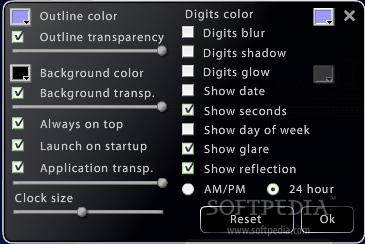 windows 10 desktop scalable digital clock