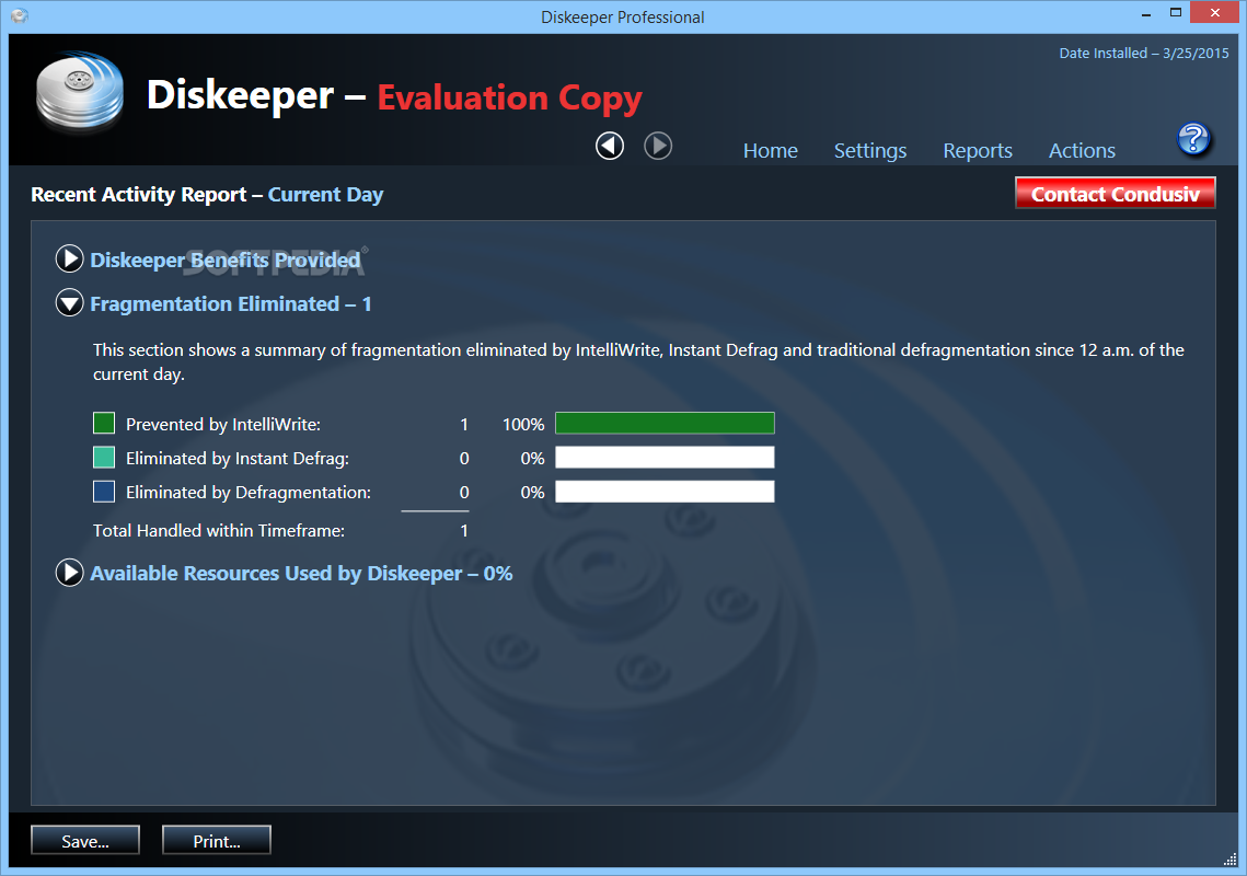 diskkeeper free trial