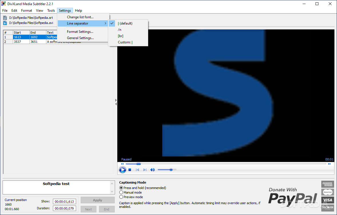 Divxland Media Subtitler For Windows 7 Free Download