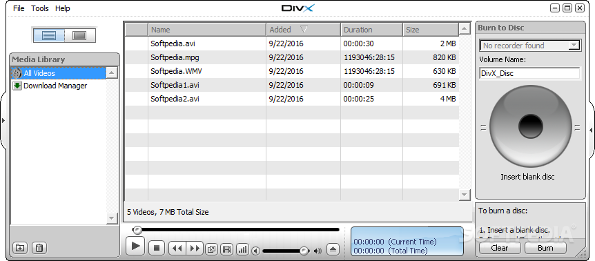 youtube to divx download