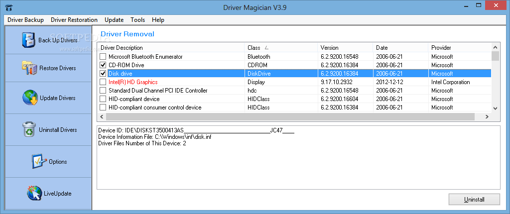 download the last version for windows Driver Magician 5.9 / Lite 5.47