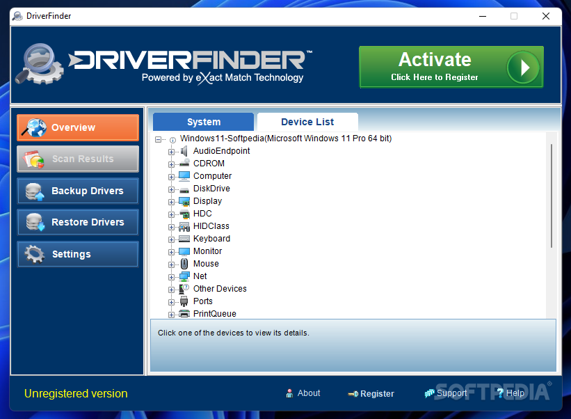 DriverFinder screenshot #1