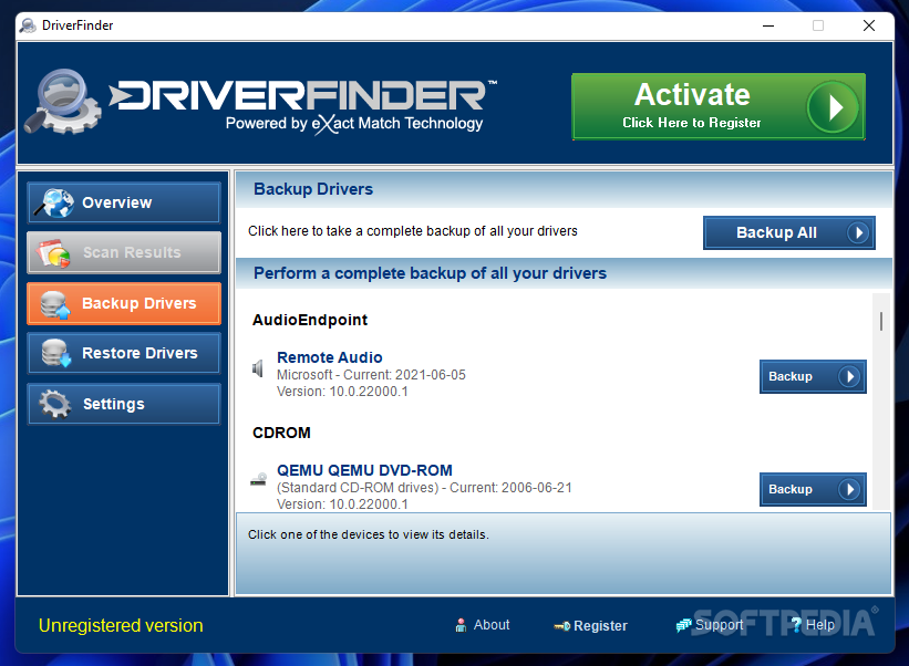 DriverFinder screenshot #2