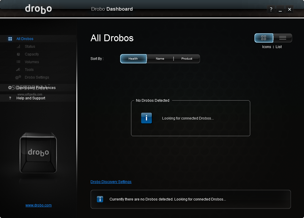 Drobo Dashboard screenshot #0