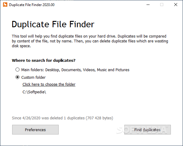 Duplicate File Finder Professional 2023.14 free download
