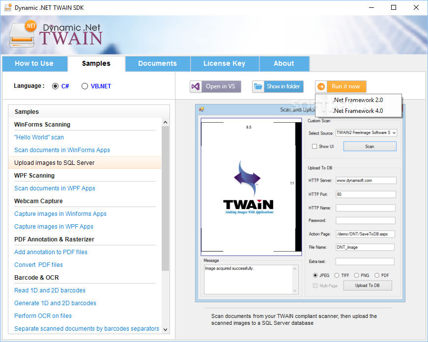 Dynamic .NET TWAIN SDK screenshot #2