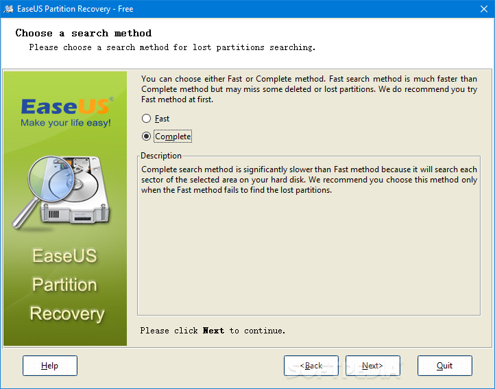 Comfy Partition Recovery 4.8 for windows instal free