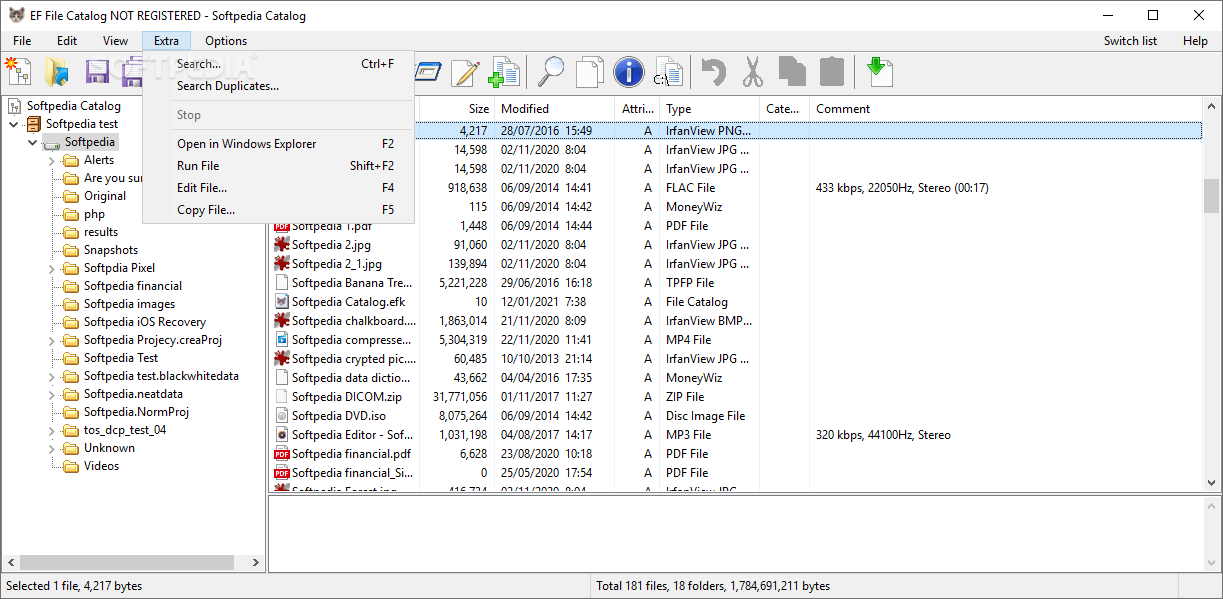 EF File Catalog screenshot #5