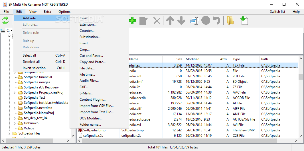 EF Multi File Renamer screenshot #3