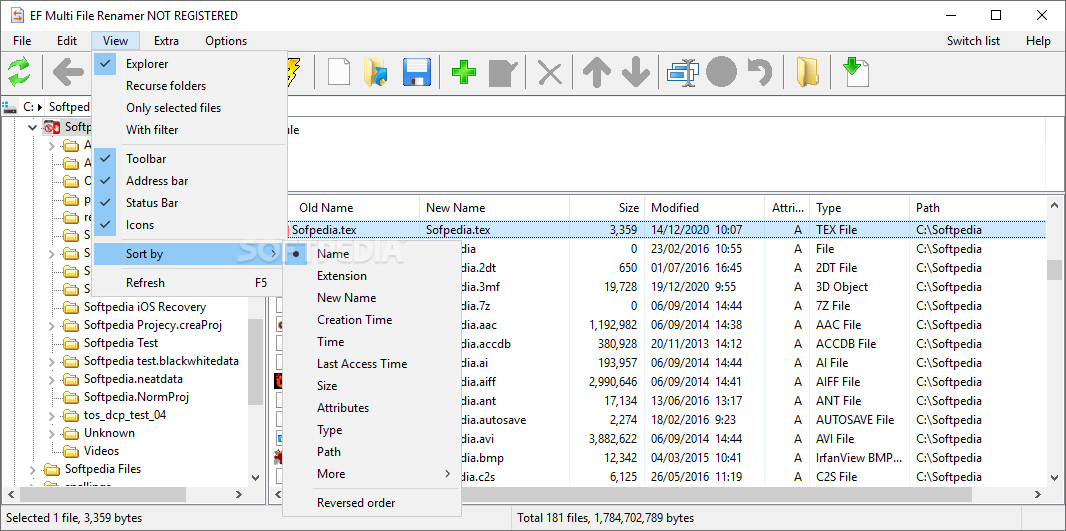 EF Multi File Renamer screenshot #4