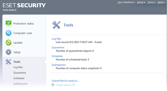 ESET Security for Kerio screenshot #4