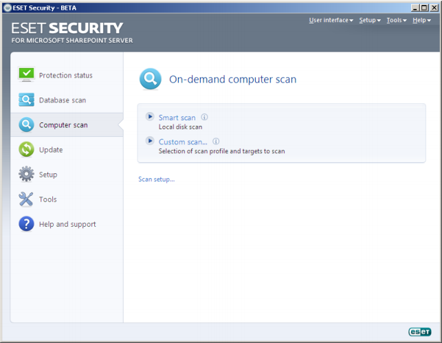ESET Security for Microsoft SharePoint Server screenshot #0
