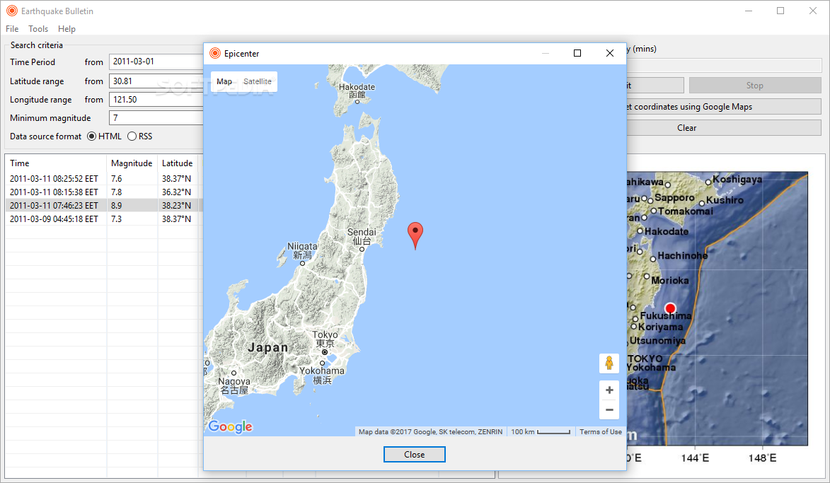 Earthquake Bulletin screenshot #3