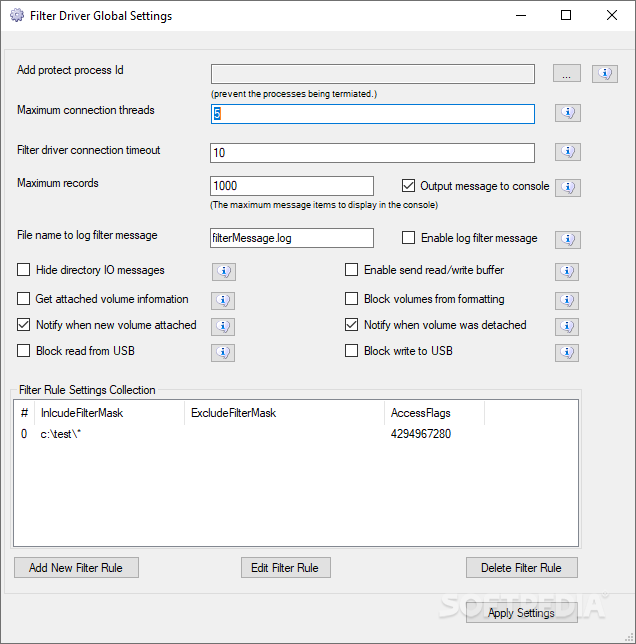 EaseFilter File System Control Filter SDK screenshot #1