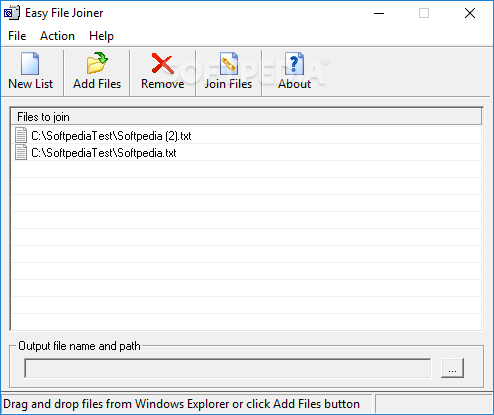 Easy File Joiner screenshot #0