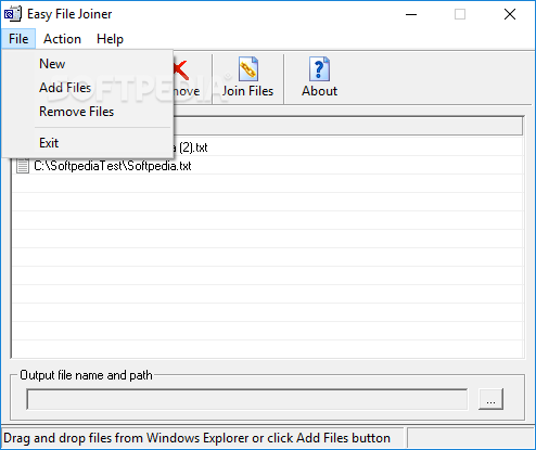 Easy File Joiner screenshot #1