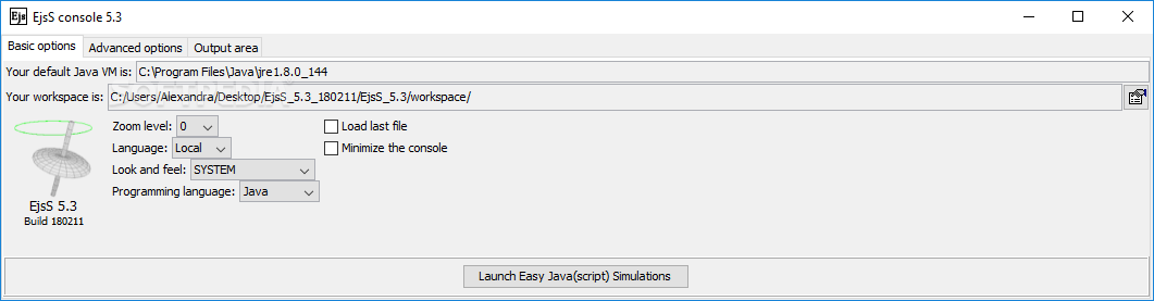 Easy Java Simulations screenshot #0