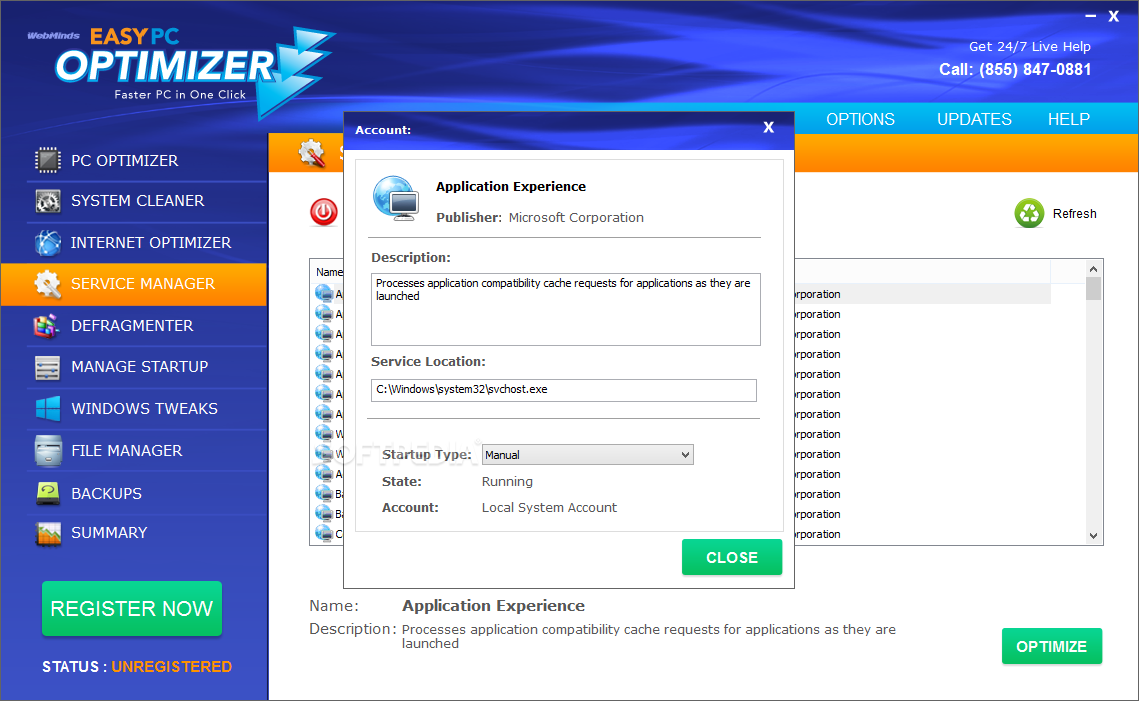 free space and ram optimizer for laptop