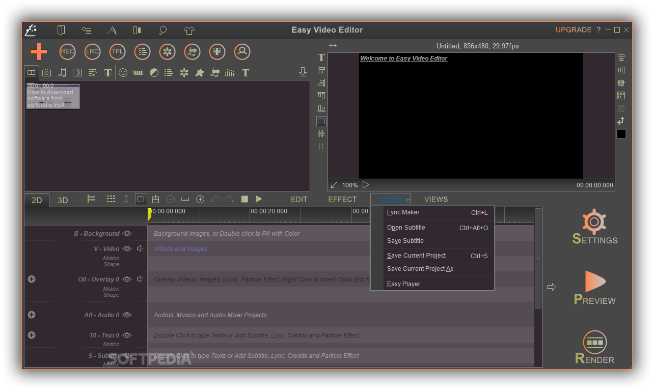 easy simple video editor free