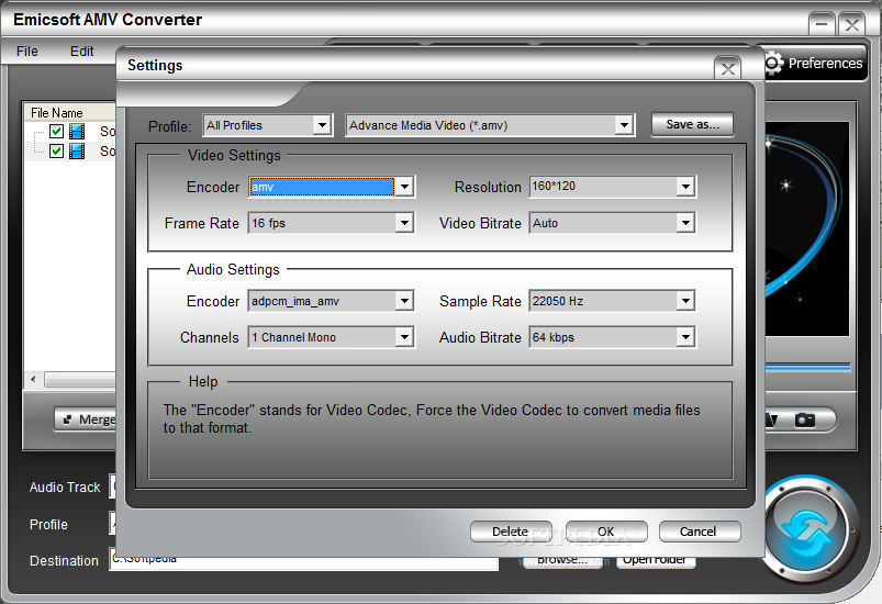 amv converter tool for mp4 player