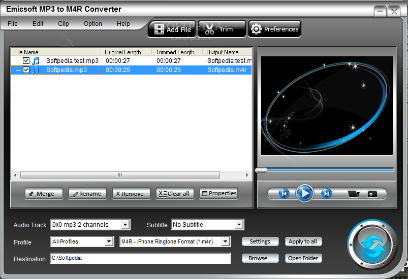 free mp3 to m4r converter software