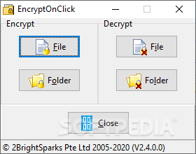 EncryptOnClick screenshot #0