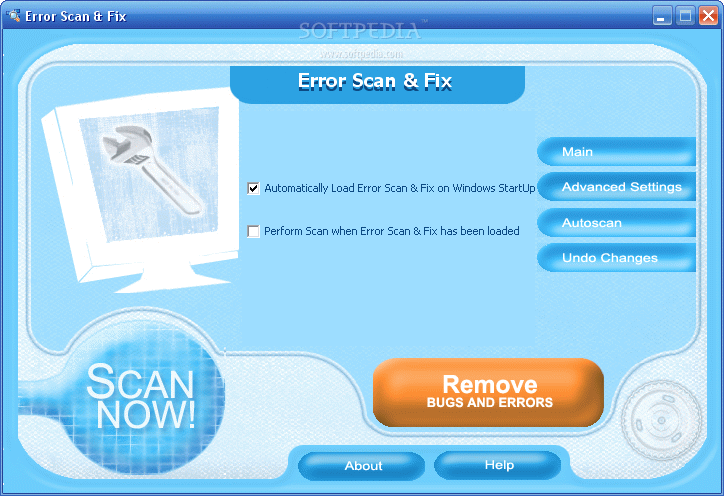 scan registry for errors