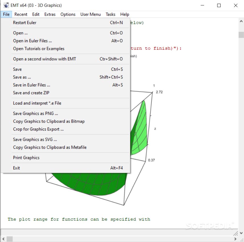 Euler Math Toolbox screenshot #1