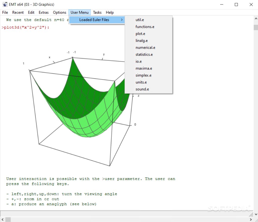 Euler Math Toolbox screenshot #5
