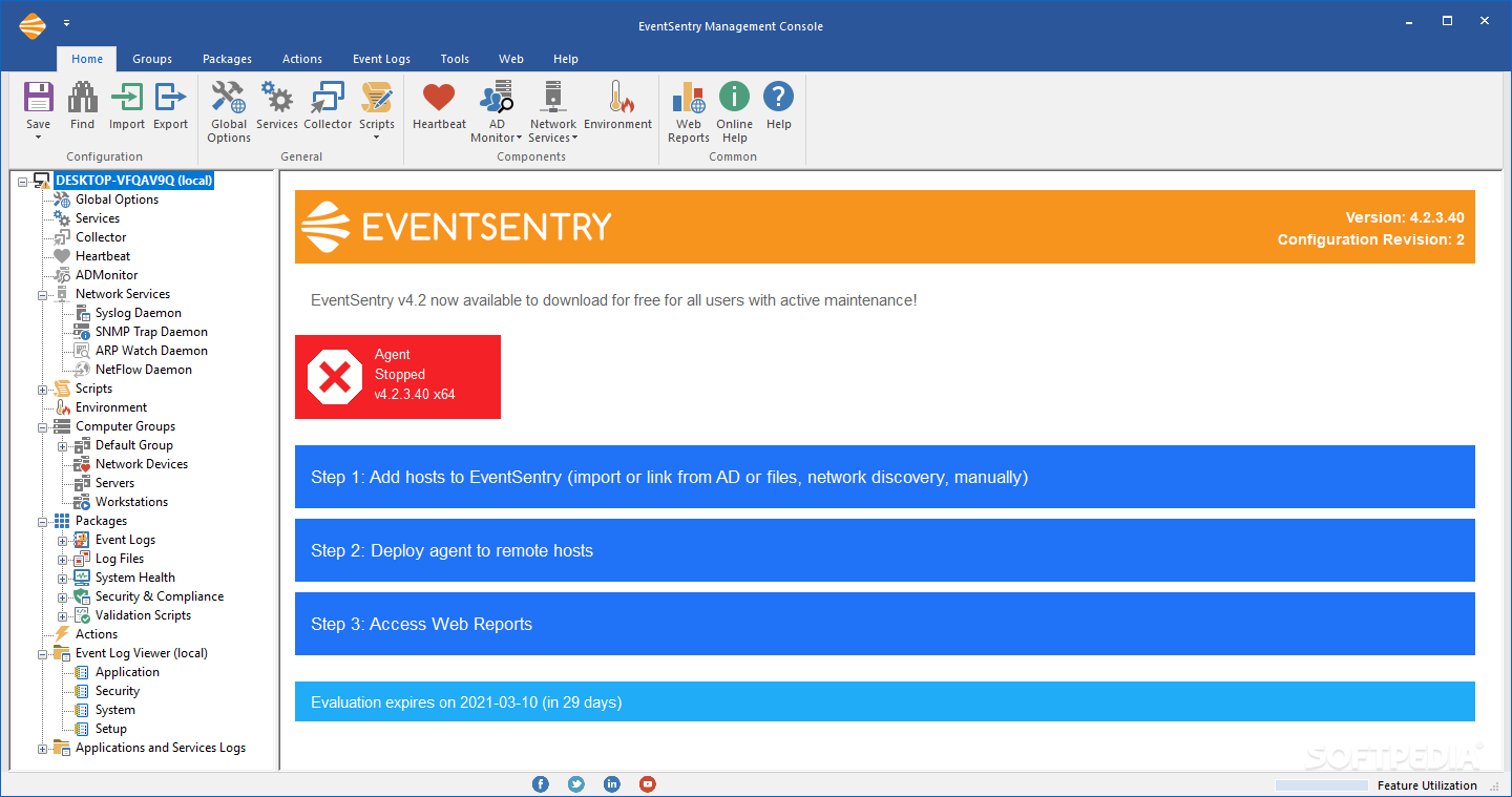 EventSentry screenshot #0