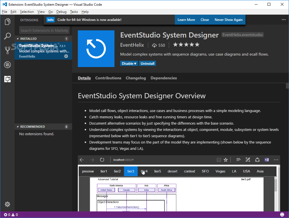 EventStudio System Designer screenshot #0