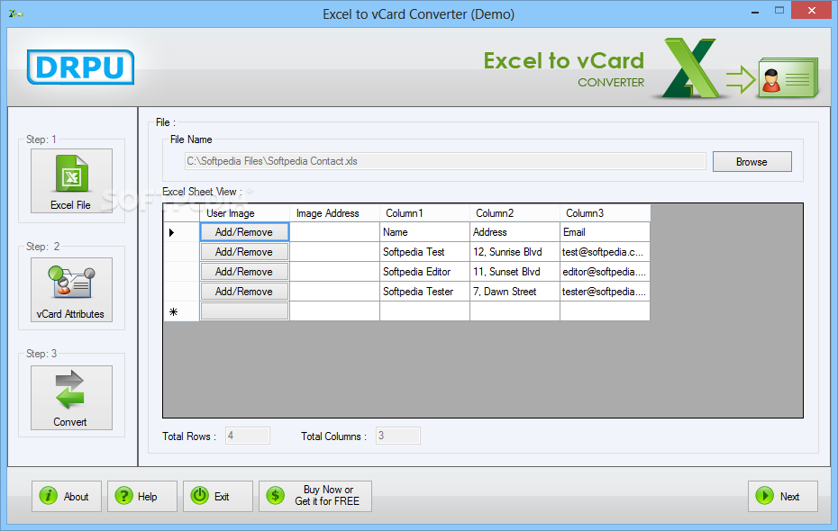 ms excel to vcard converter for mac