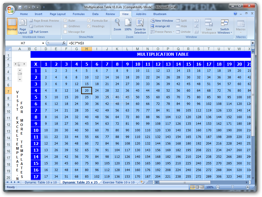 Download Multiplication Table 1.0