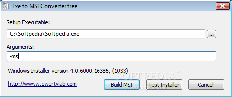 Dood in de wereld ik wil Huidige Exe to Msi Converter free 1.1 (Windows) - Download & Review