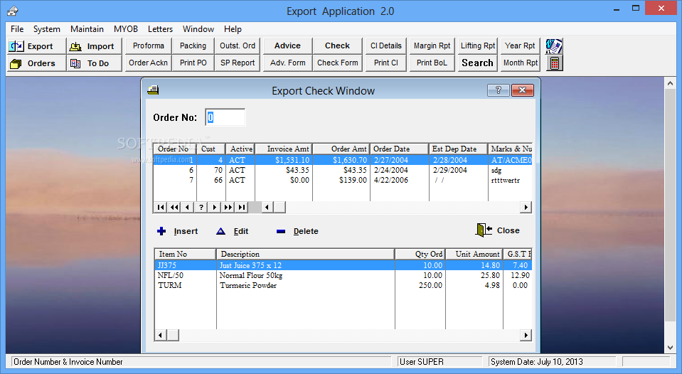 export documentation software free download