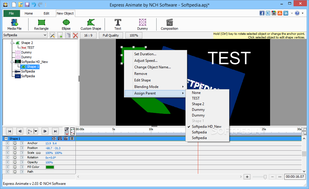 NCH Express Animate 9.30 download the new version for windows