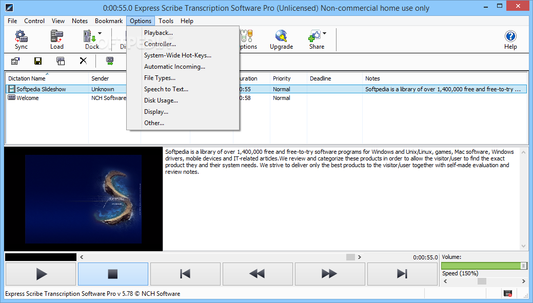 ftp sound file downloads and express scribe