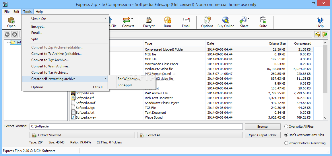free download express zip file compression software